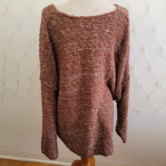 - Plus Size Sweater • New • Universal Thread • Brown & White • 3X - Picture 4 of 5